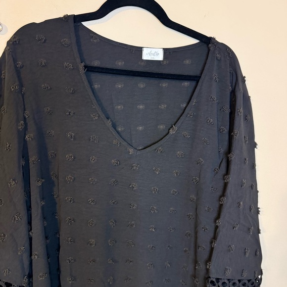 Perfect LBD Little Black Dress Textured Dress 2X - Picture 8 of 9